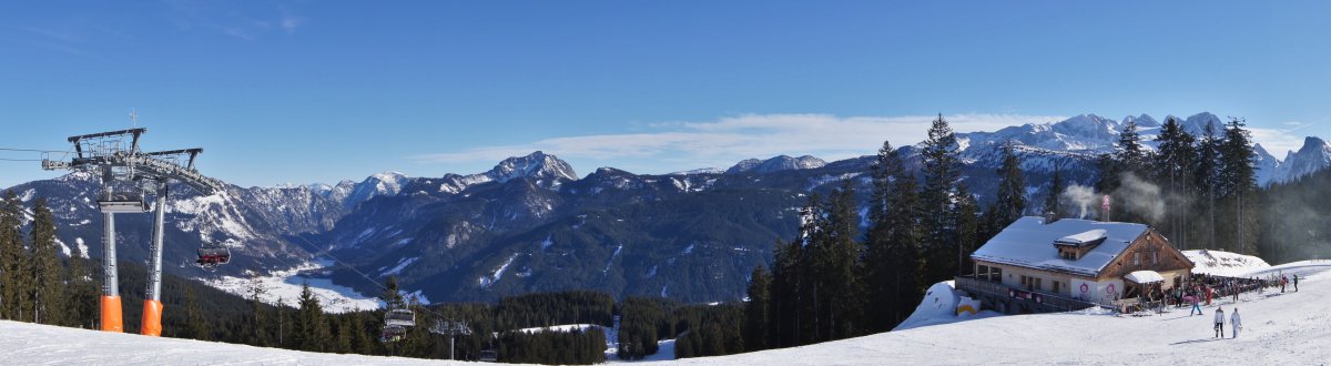 Gosautal Winterpanorama