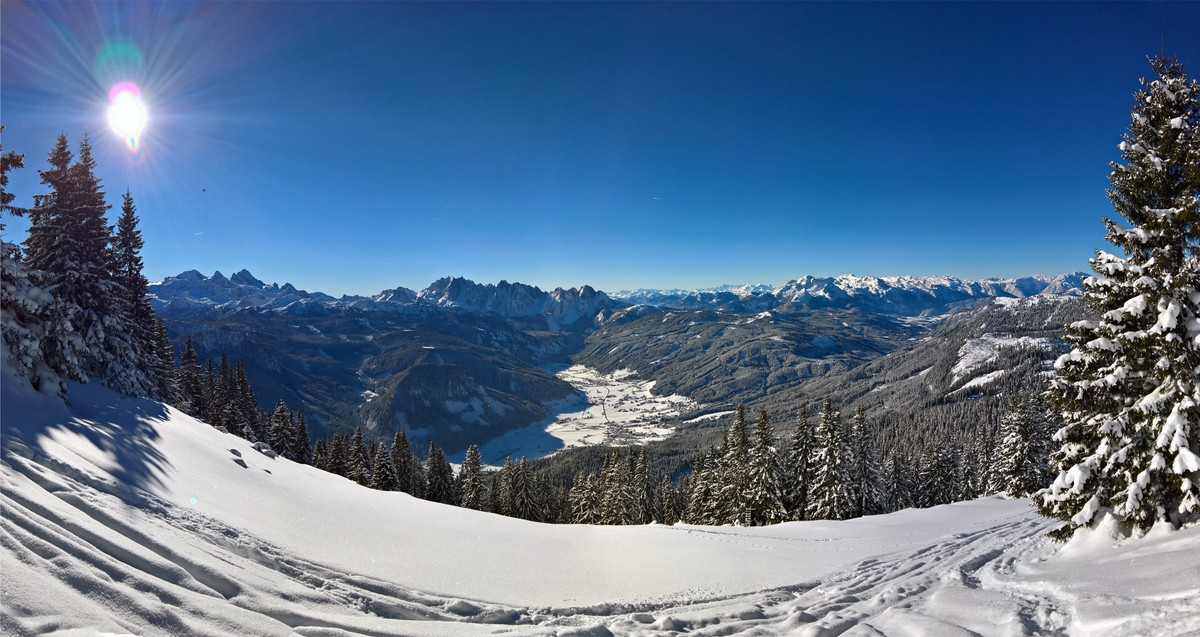 Gosautal Winterpanorama