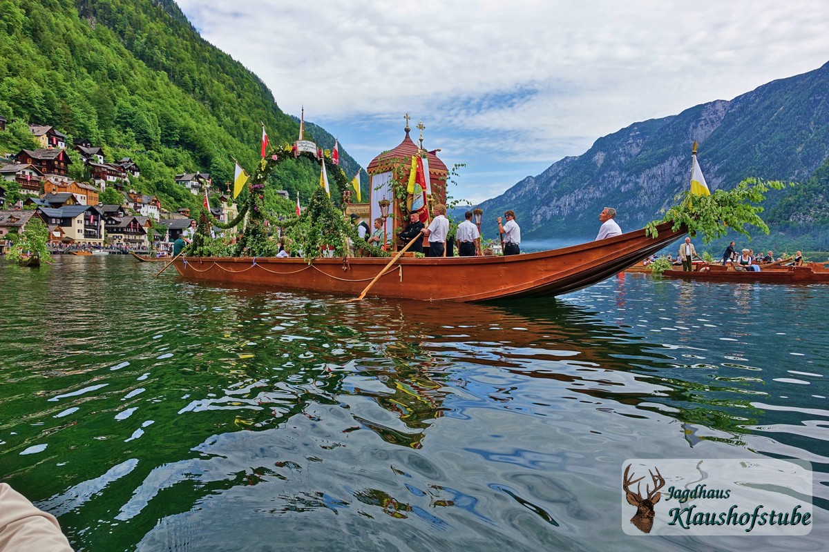 Fronleichnams-Prozession Hallstätter See