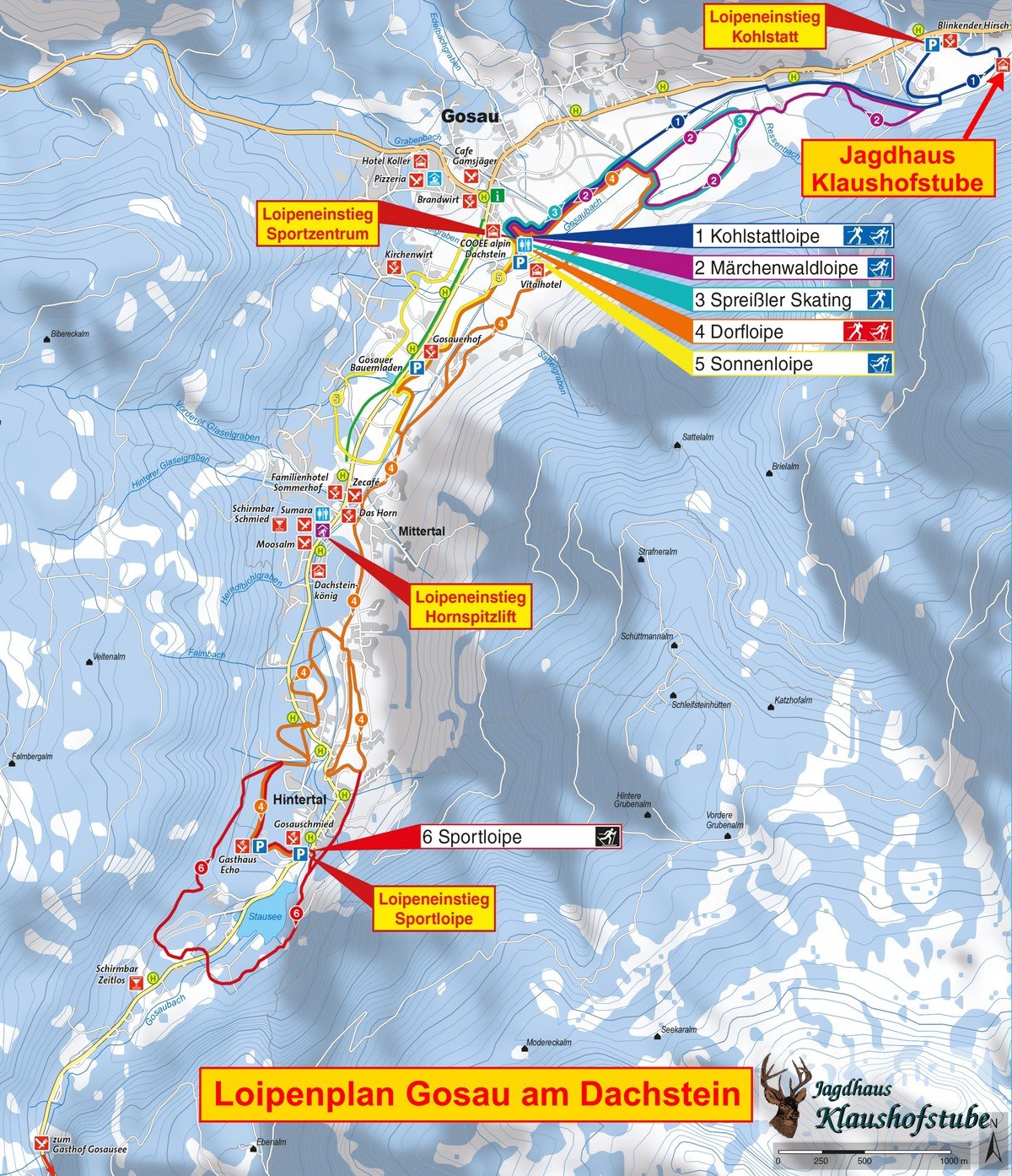 Loipenplan Gosau