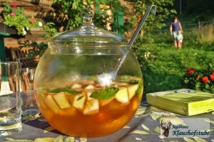 Melonen-Pfefferminz-Bowle, unser Hütten-Hit zum Barbecue im Sommer