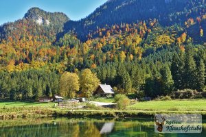 Goldener Herbst bei der Klaushofstube