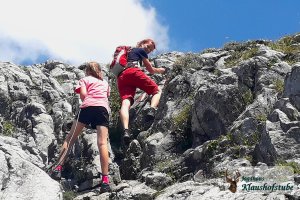 Leichte Felskletterei - Aufstieg zum Donnerkogel (2.054 m)