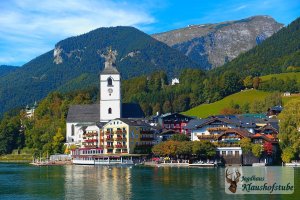 St. Wolfgang mit dem berühmten Weissen Rössl - ganz in unserer Nähe