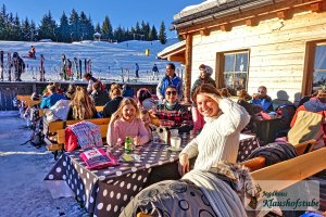 Einkehrschwung auf der Skihütte - am 25. Dezember!